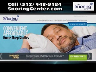 Sleep Treatment in Chicago IL The Snoring Center