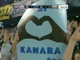 Kei Kamara célèbre un but pour la Saint-Patrick