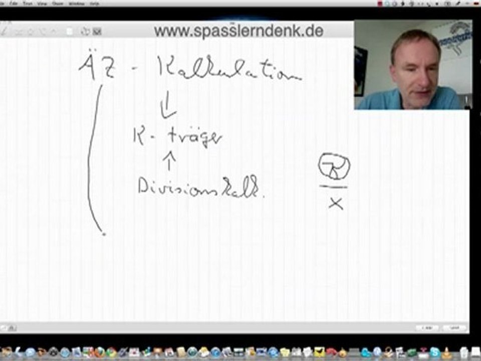 Äquivalenzziffernkalkulation, Teil 1