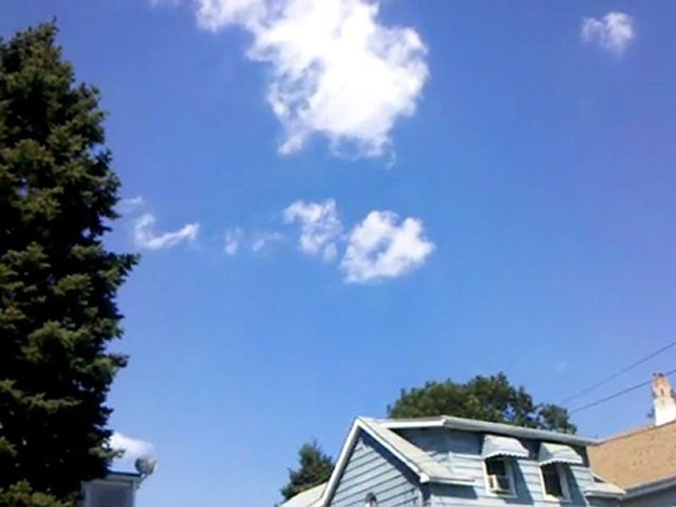 UFO Sighting over Passiac invisible to video 07172011