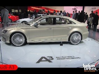 Audi A3 e-tron concept car in india