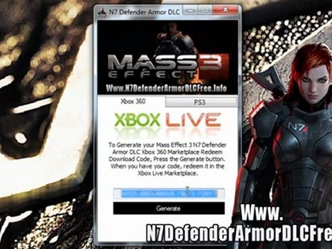 Mass Effect 3 N7 Defender Armor DLC Codes Leaked