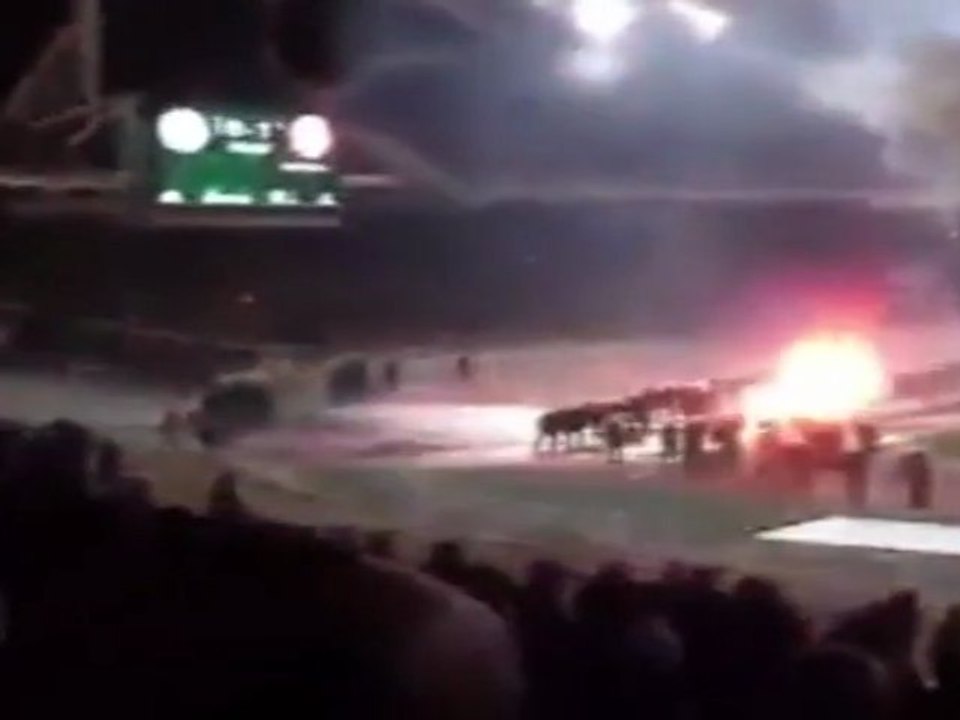 Le match du Panathinaïkos interrompu par des violences