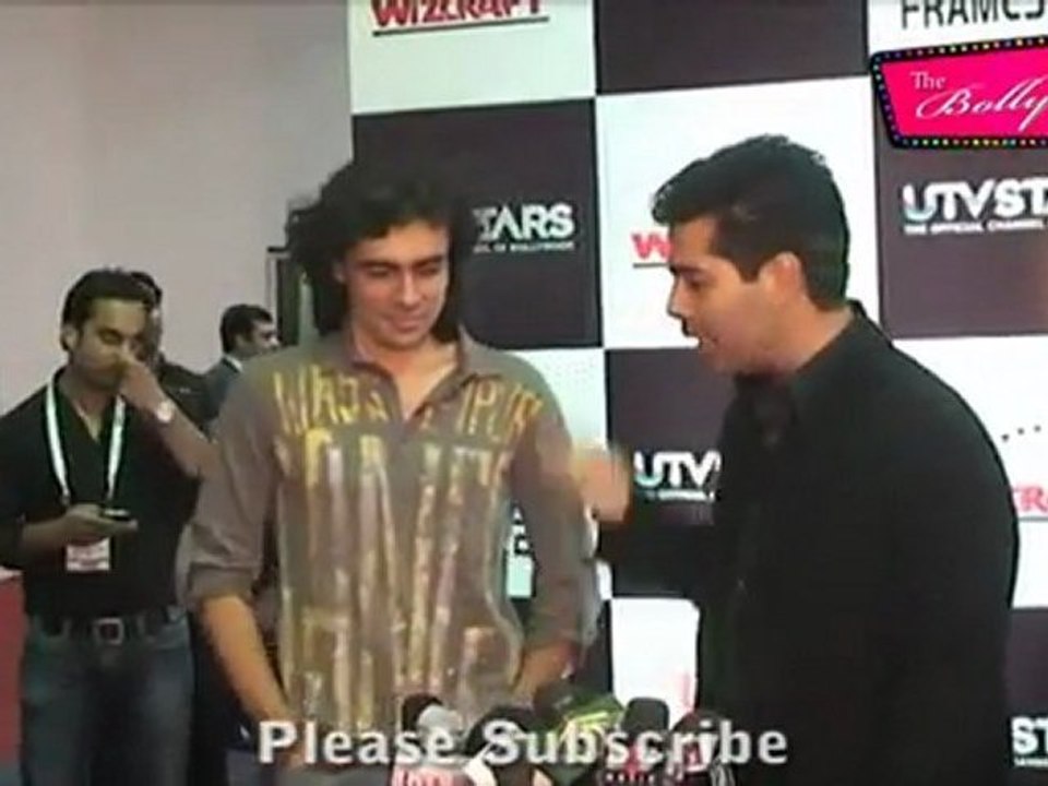 Renowned Director & Producer Imtiaz Ali & Karan Johar At Ficci Frame Awards 2012