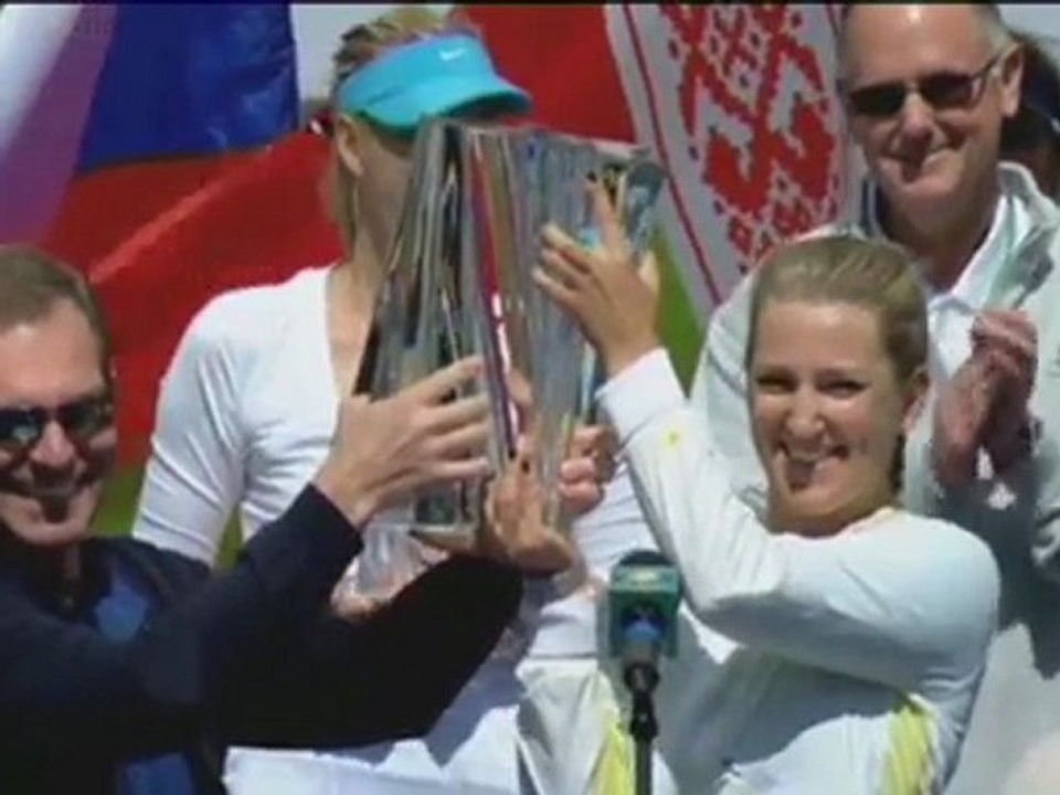 Indian Wells - Viktoria Azarenka siegt