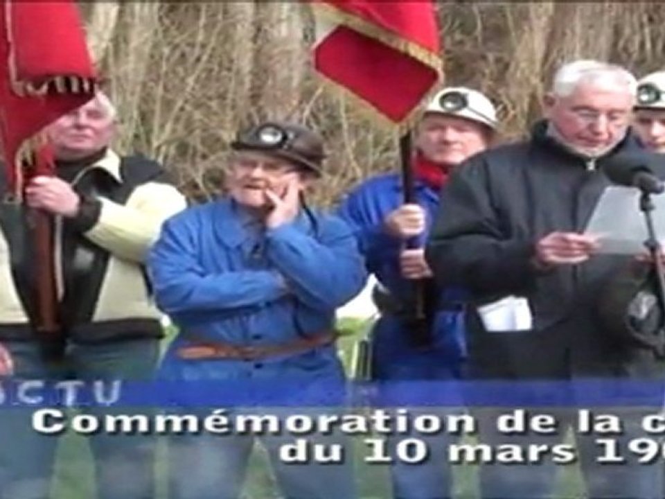 Fil de l'actu - commémoration de la catastrophe minière du 10 mars 1906 télé gohelle