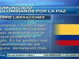 Colombianos por la Paz confía en las liberaciones