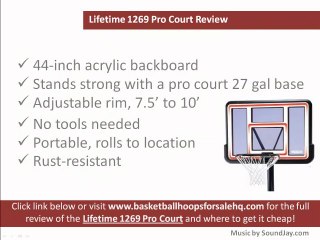 Lifetime 1269 Pro Court Portable Basketball Hoop Review