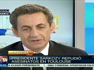 Sarkozy repudió atentado contra escuela judía en Toulouse