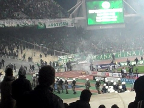 Επεισόδια στο ΟΑΚΑ (ΠΑΟ - Ολυμπιακός) Part 6