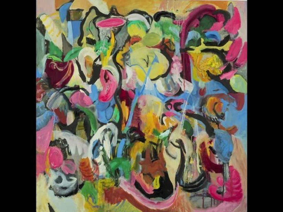 Oil painting on canvas process video |  Ari Lankin | Das Racist and Lakutis