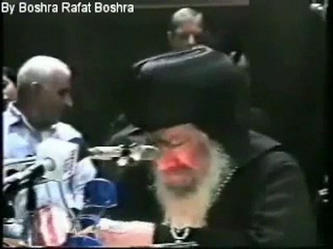 Les larmes du Pape Shenouda III