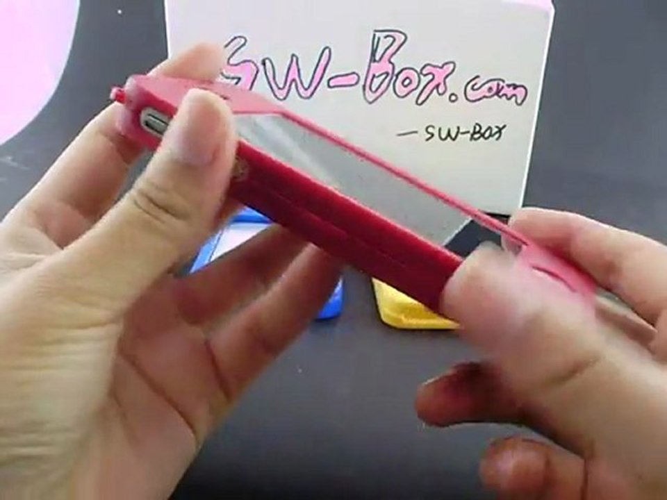 Rubberized Detachable Plastic Hard Case for iPhone 4S 4