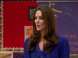 Premier discours public pour Kate, l'épouse du prince William