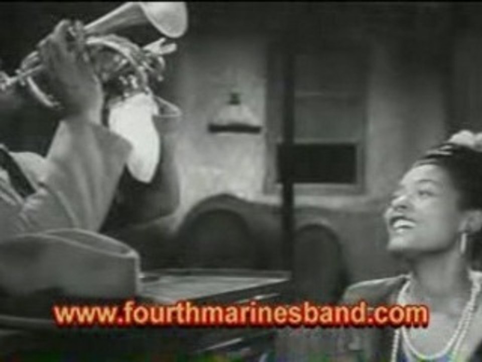 Louis Armstrong and Billie Holiday