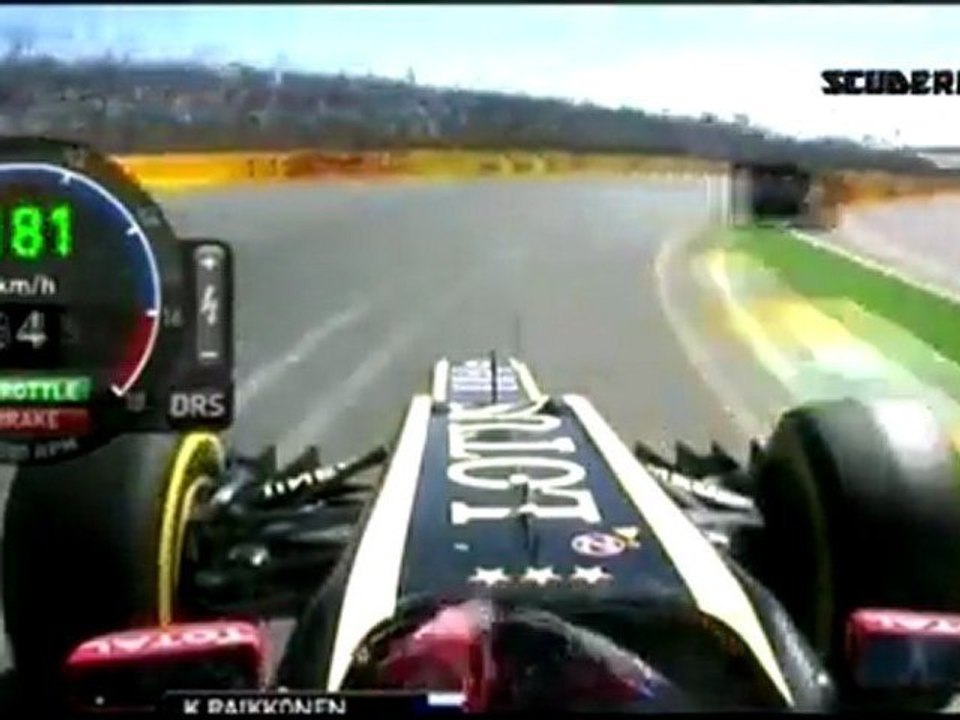 Australia 2012 Kimi Räikkönen Training Onboard
