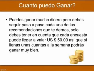 Gane Dinero llenando Encuestas Video 1