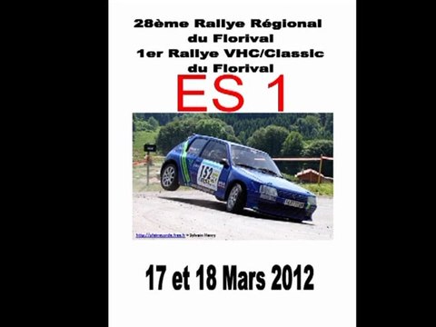 28 EME RALLYE DU FLORIVAL ES1 2EME PART