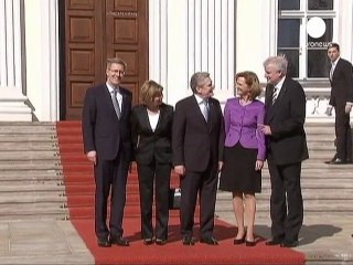 Gauck's first day at the office as German president