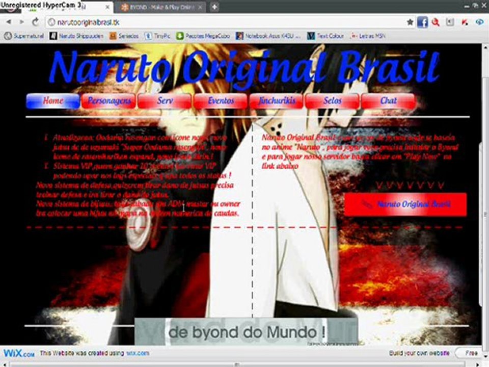 Naruto Original Brasil tutorial