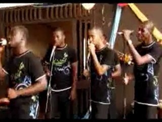 Troupe de percussionnistes non voyant dirigée pas Marius GNONKA Séquence 04