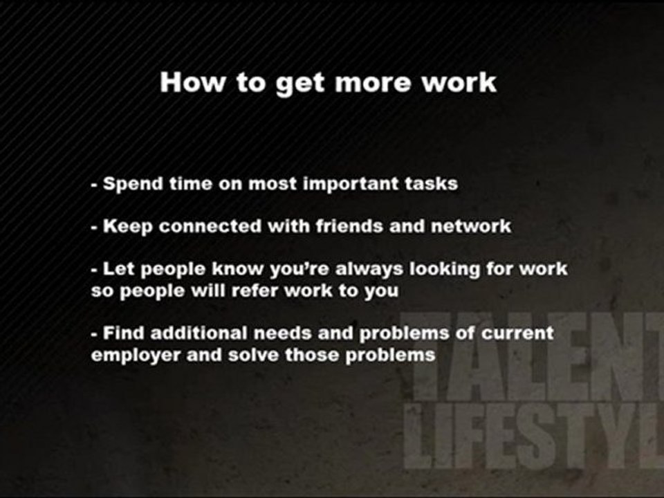 Dance Career: How to get more dance-related work