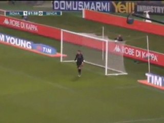 AS Roma  VS  Genoa 1-0 Highlights.
