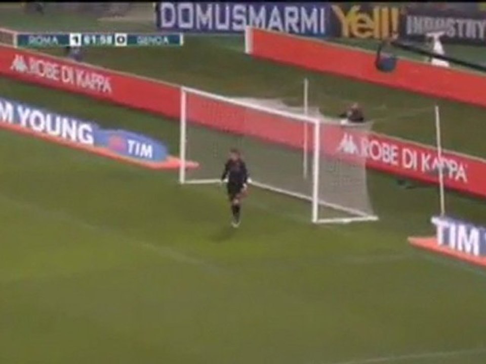 AS Roma  VS  Genoa 1-0 Highlights.