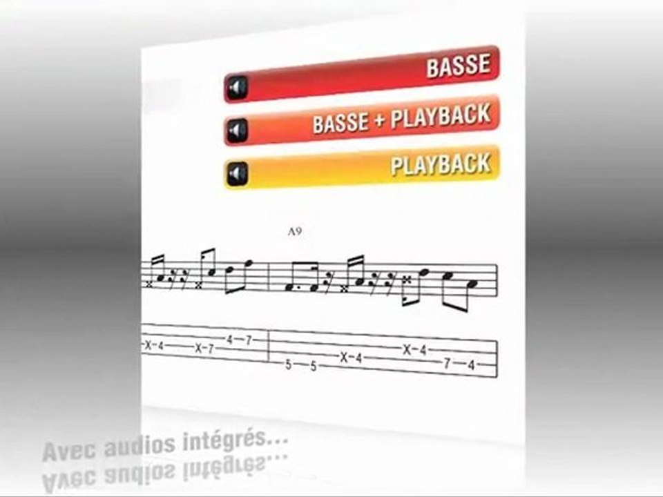 Cours de basse - Lignes de basse Modern Blues