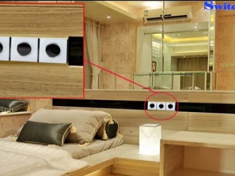 Clear White Glass Panel Touch Sensor Light Switch