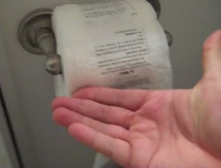 SOPA PIPA on Toilet Paper
