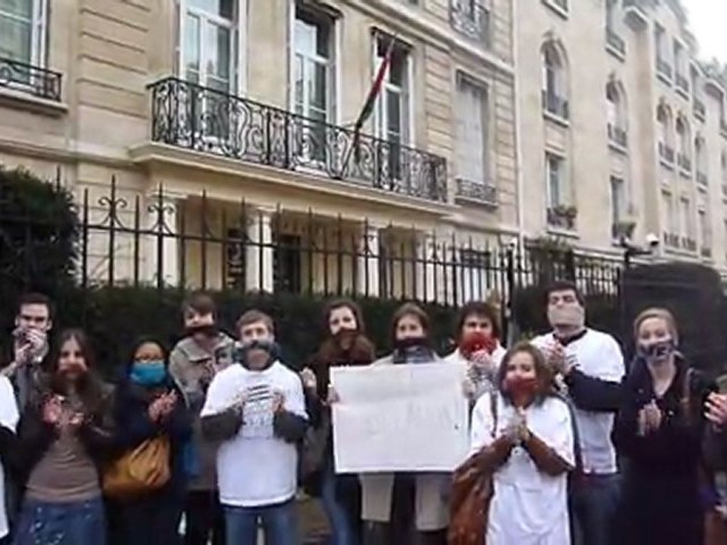 ⁣Free Belarus Action Paris (18/03/2012)