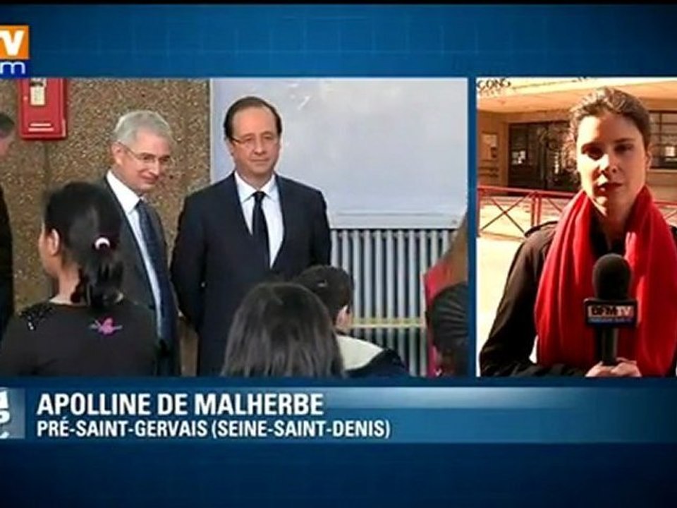 Tuerie de Toulouse : hommage de Hollande à l'école Jean-Jaurès du Pré-Saint- Gervais - Vidéo Dailymotion