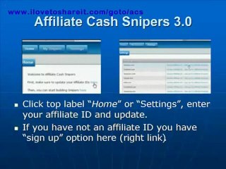 [GET] Affiliate cash Snipers Its BEST DEAL