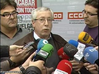 Скачать видео: CCOO pide servicios mínimos parecidos a 2010