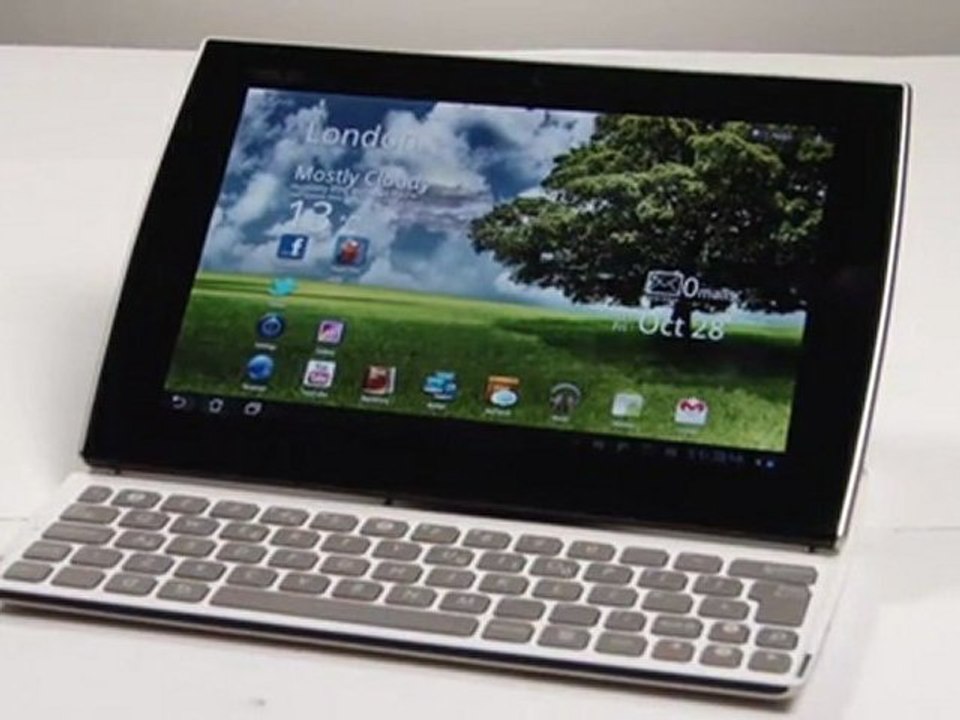 ASUS Eee Pad Slider VS Eee Pad Transformer video