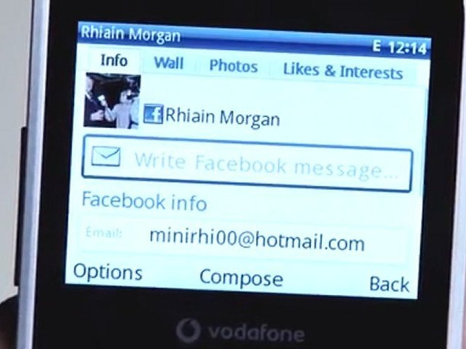 Vodafone 555 Hands-on video