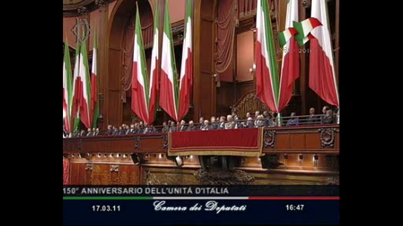 Napolitano - Il 150° anniversario dell'Unità d'Italia (17.03.12)