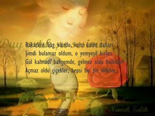 DUY ARTIK  ŞU SESİMİ... Namık SALİH...