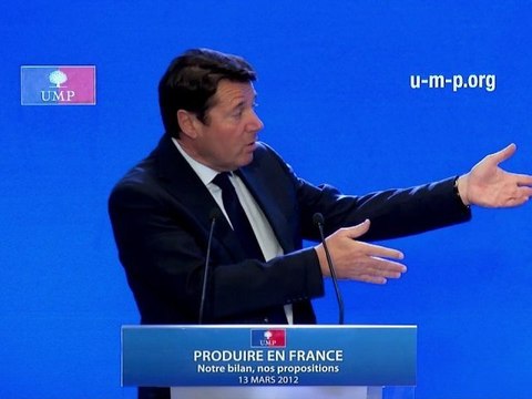UMP - Christian Estrosi - Conclusion produire en France