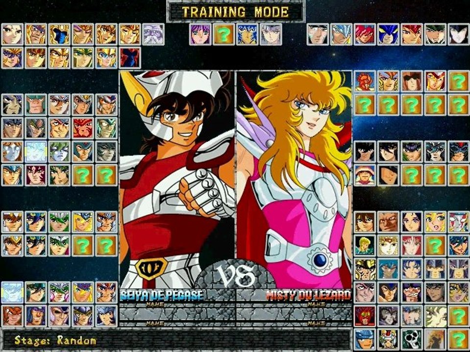 Screenpack Saint Seiya Mugen Tournament
