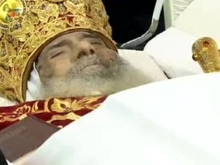 Séquences choisies des obsèques du Pape Shenouda III (TSR.ch)