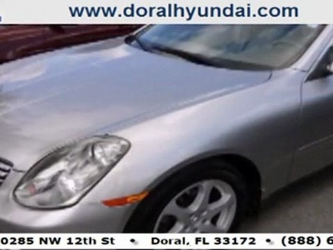 Used 2004 Infiniti G35 Sedan Miami FL, Doral Hyundai