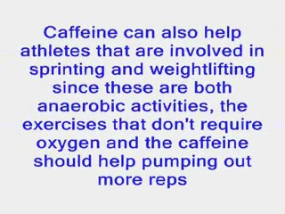 Caffeine Benefits to Athletes Performance