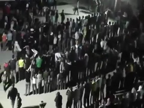 فري برس حماة المحتلة مسائية جنوب الملعب نصرة للحميدية 20 3 2012 ج1