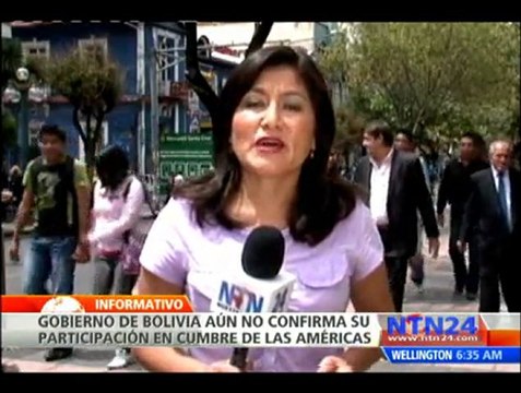 Evo aún no ha decidido si asistirá a Cumbre de las Américas, según canciller de Bolivia