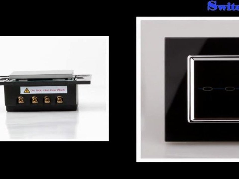 Clear Black Crystal Glass Panel Touch Light Switch video Dailymotion