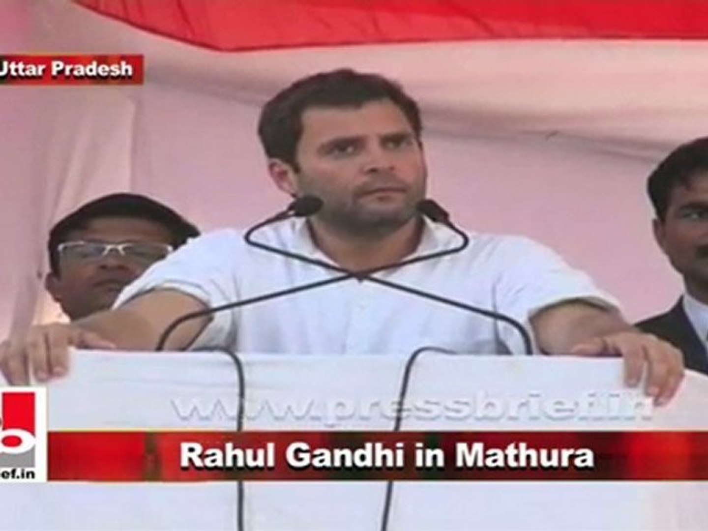 Rahul Gandhi in Mathura: People told us about lack of jobs, we gave them MNREGA