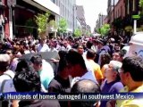 Powerful quake provokes panic in Mexico City