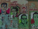 Egyptian artists turn concrete blocks into canvases